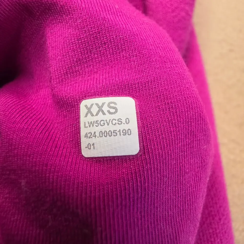 Lululemon Scuba Mid-Rise Oversized Jogger Sweatpant Ripened Raspberry Sz XXS